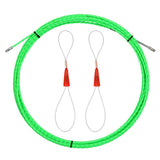 40FT Long Fish Tape Wire Puller for Electrical Cable Pulling, with Plastic Coated Steel Belt