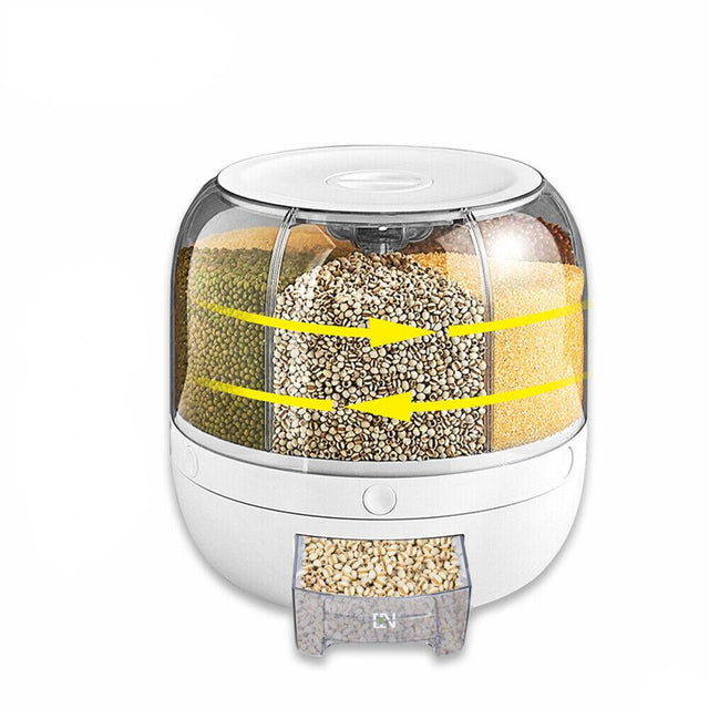 Rice Cereal Dispenser with Measuring Cup