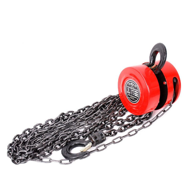 Heavy-Duty 1 Ton Chain Block Hoist with 2.5M Long Steel Chain for Lifting