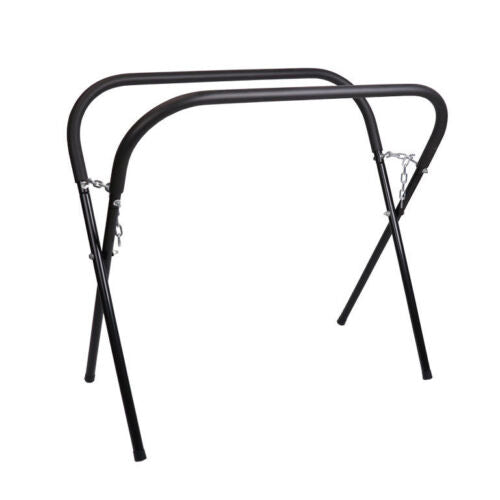 Versatile Adjustable Auto Panel Stand - Ideal for Car Repairs, Features Powdercoated Steel Frame and Padded Foam Top