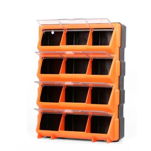 Versatile 12 Drawer Storage Cabinet Tool Box for Organizing Art Supplies, Tools, and Sewing Items